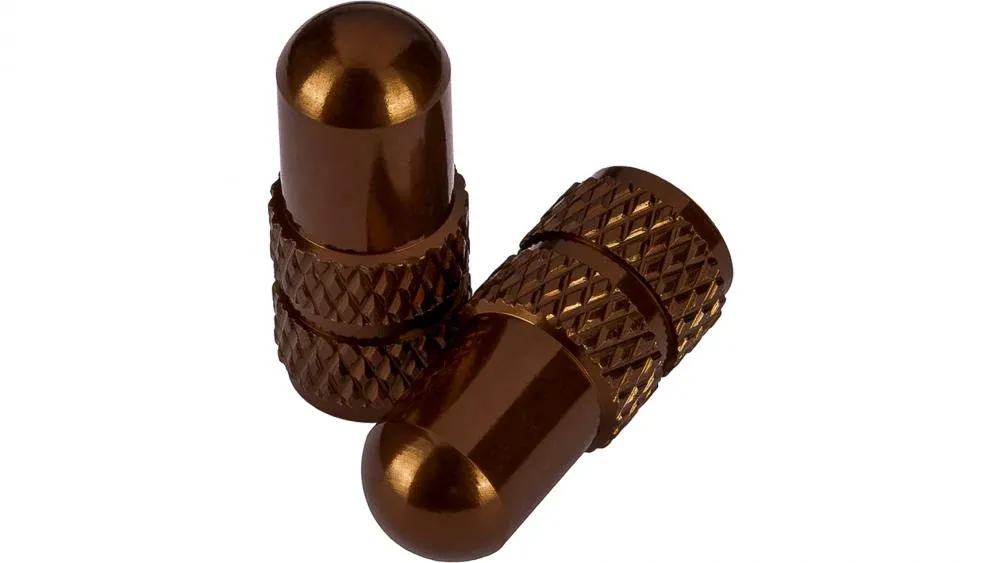 Sichere Zahlung Deity Presta Ventilkappen Bronze - CNC-gefrästes 6061 T6 Aluminium, gerändelter Grip, Paar (für französisches Presta-Ventil)
