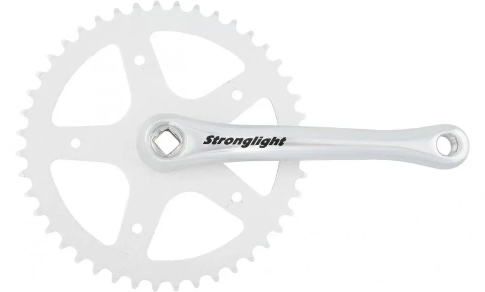 Letzte Chance Stronglight Kurbelgarnitur 1Fach 44 Zähne 170mm silber