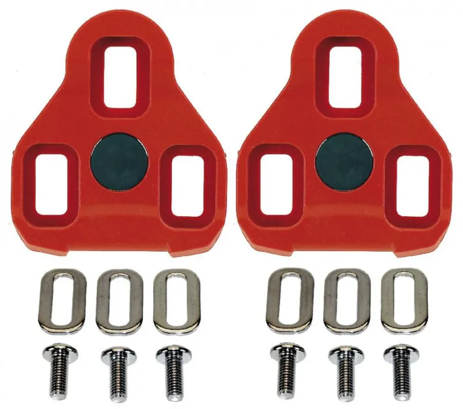 Sonderangebot Exustar Schuhplatten E-ARC10 LOOK KEO+EPS-R kompatibel für E-PR 100+200 rot