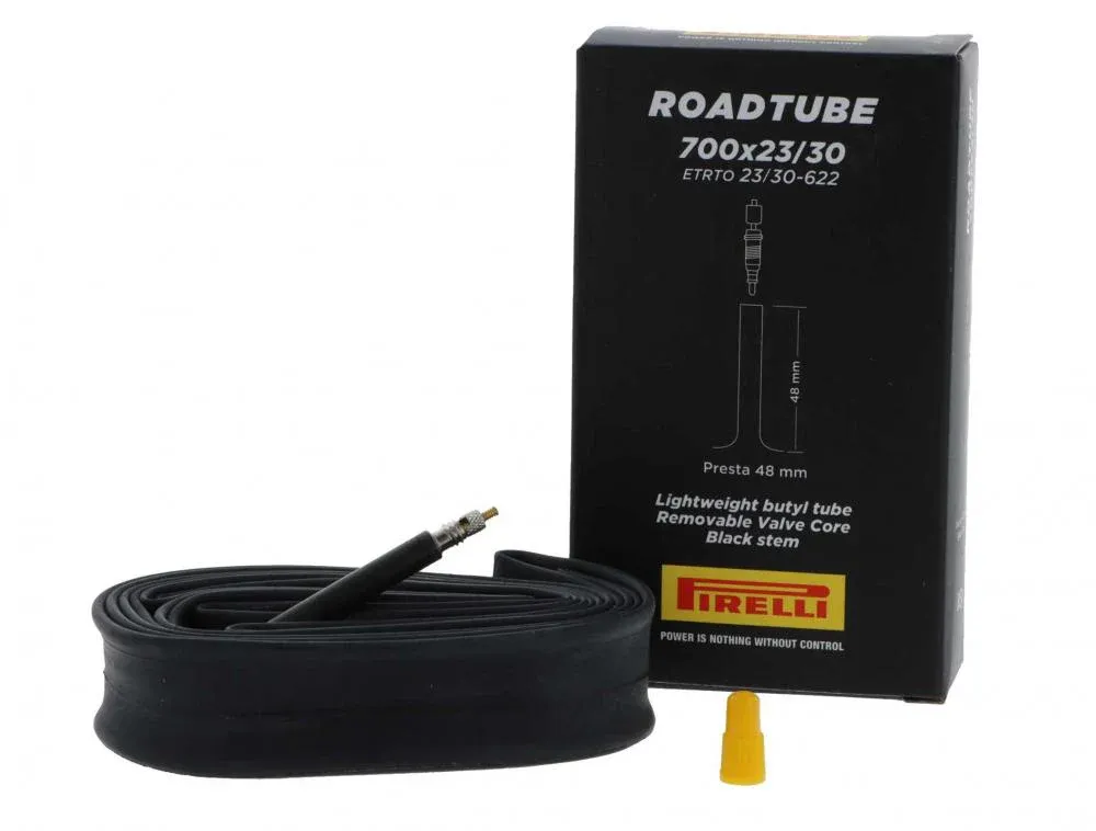 Pirelli Schlauch ROADTUBE 28" Race 28 schwarz - zuverlässiger Rennrad-Schlauch mit 48 mm SV Ventil Rabatt
