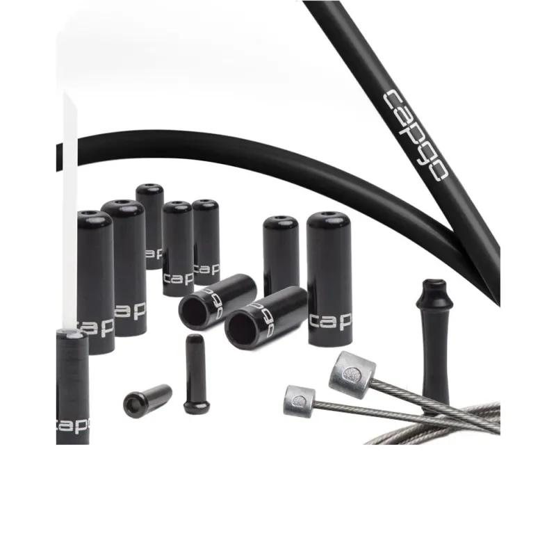 Schnäppchen capgo OL Schaltset lang schwarz Shimano/Sram MTB ATB Road - PTFE-gefettete Außenhülle mit Kevlar