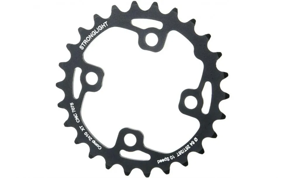 Stronglight Kettenblatt CT2 schw 2X10 XT FCM785 64mm 26(38)Z Knallerangebot