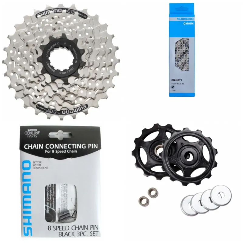 Aktuell Shimano Antriebsset Kassette ACERA CS-HG41 7-fach 11-28 Zähne - 4-teilig