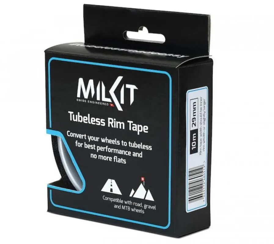 Geprüft milKit DT4 Tubeless Felgenband 10 m / 29 mm - Zuverlässige Felgendichtung