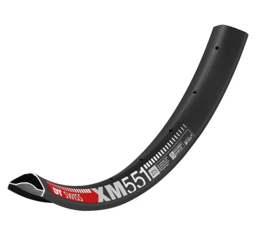 DT Swiss Felge XM 551 27,5" 28 Loch Schwarz - starke Enduro-/All-Mountain-Felge Direktkauf
