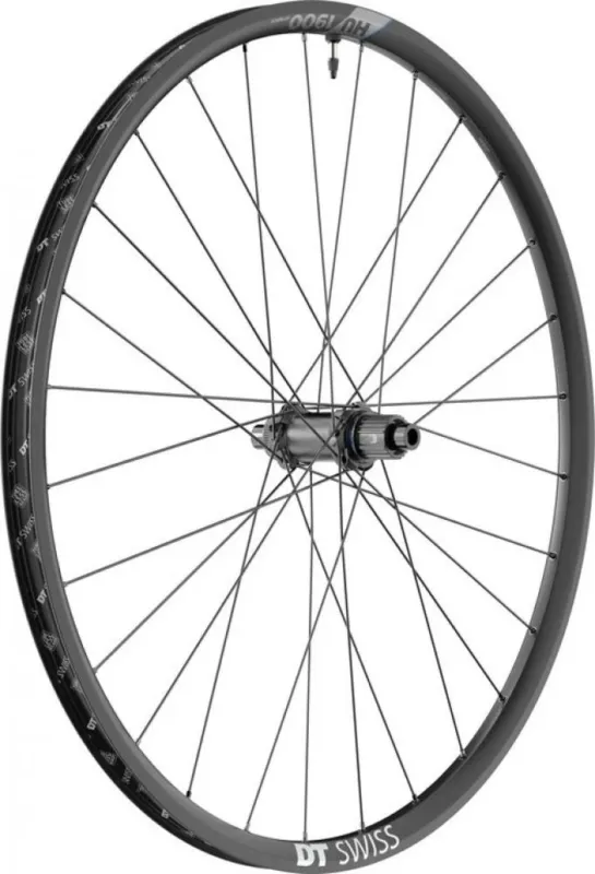 DT Swiss Laufrad HU 1900 SPLINE 29" 622 x 25 mm schwarz - robustes E-MTB Hinterrad Nur Heute