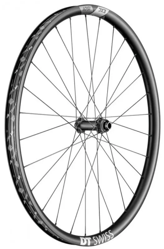 DT Swiss Laufrad EXC 1501 SPLINE ONE 584 x 30 mm Schwarz - leichtes Enduro-Carbonlaufrad Kostenloser Rückversand