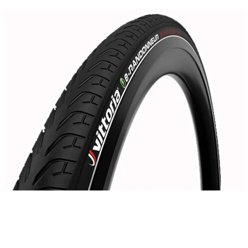 Neue Ware Vittoria e-Randonneur 28x1,7 Zoll (42-622) rigid Full Black 42 Black - pannensicherer E-Bike-Trekkingreifen