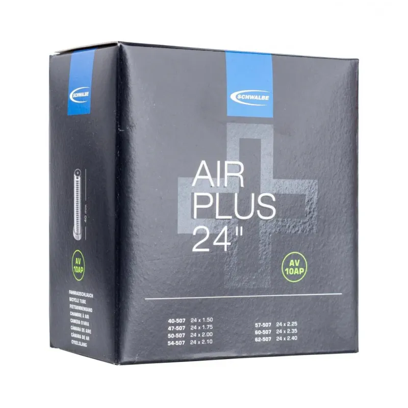 Schwalbe Schlauch AIR Plus 40-62/507 AV10AP - Fahrradschlauch Kostenfreie Lieferung
