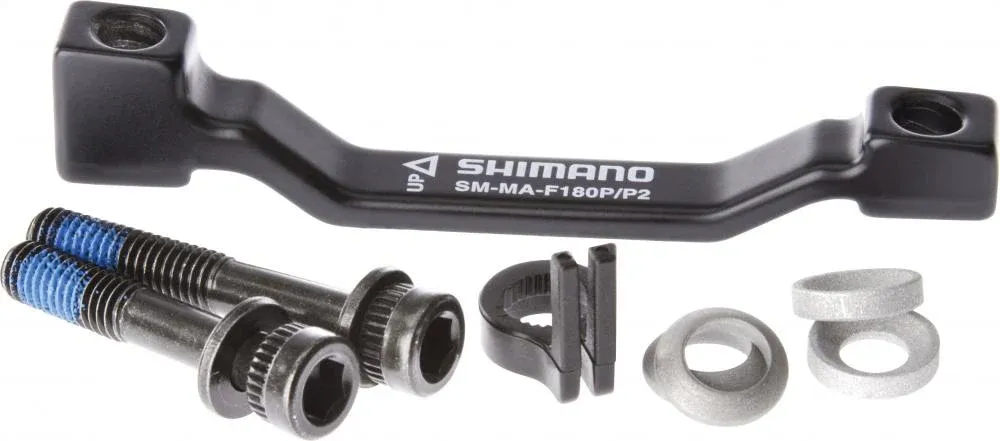 SHIMANO Scheibenbremsadapter PM/PM 180mm - Vorne & Hinten Universal Finale Aktion