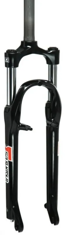 Must-Have SR Suntour Federgabel SF15 M3010-AL 24" V-Brake, 40 mm Spiralfeder, Ø25,4 mm STKM, Alu-Krone, Gabelbrücke mit Lichtbohrung, Schaftlänge 255mm