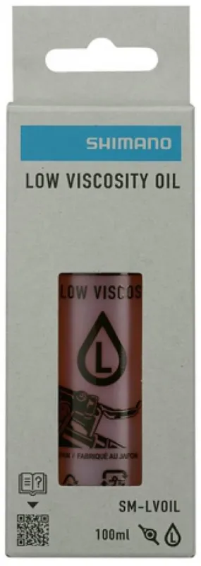 Heißes Angebot SHIMANO Kettenschmierstoff Low Viscosity Oil LV-Oil 100 ml Bremsöl für Scheibenbremsen - Bremsfluessigkeit