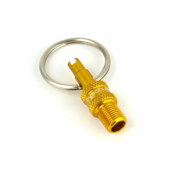 Mega-Angebot by,schulz Ventiladapter Mini Tool SV/DV auf AV gold - kompakter Ventiladapter für einfache Luftbefüllung