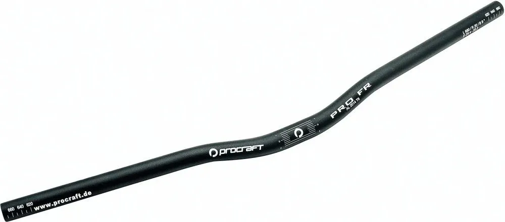 Procraft Lenker Pro FR 25,4 mm/9°/685 mm Schwarz - Riser-Lenker für MTB Direktkauf