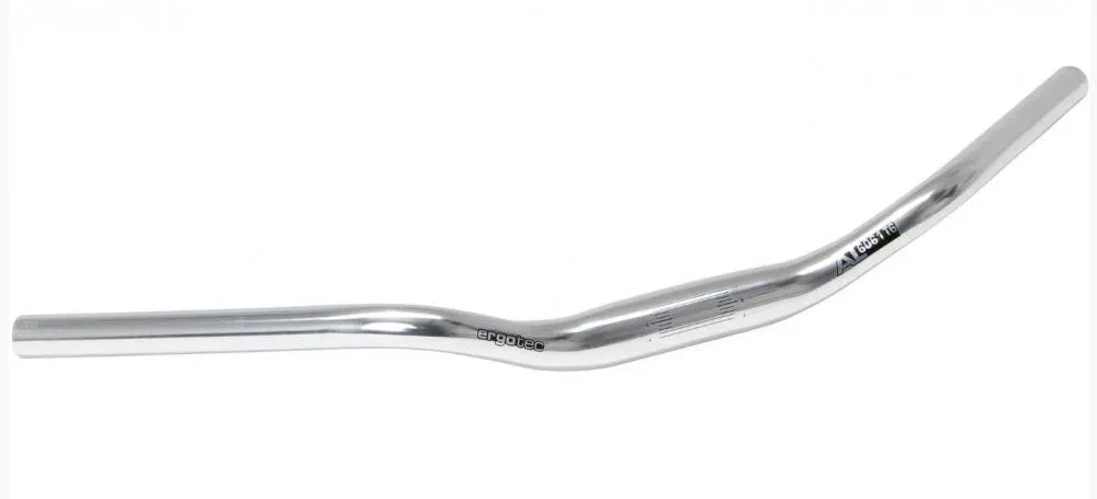 Günstig Ergotec Lenker Climber Ø 31,8 mm 640 mm Höhe 40 mm 40° silber