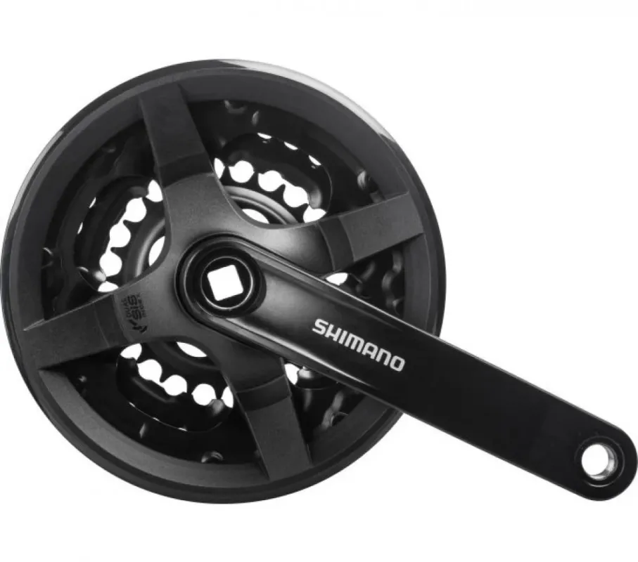 Must-Have SHIMANO Kurbelgarnitur TOURNEY FC-TY301 Kurbelgarnitur - 6-fach, 7-fach, 8-fach, 150 mm, 42-34, 24 Zähne