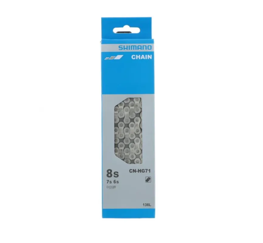 Rabatt SHIMANO Kette CN-HG71 6-/7-/8-fach Kette - 138 Glieder für Schaltsysteme