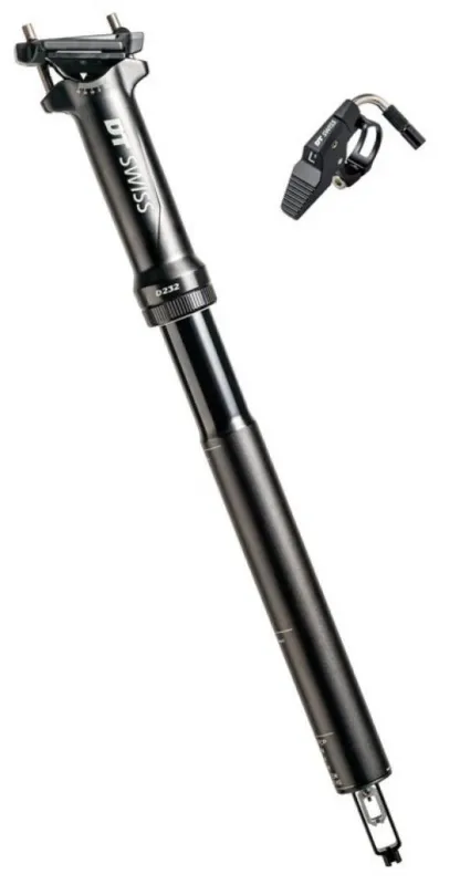 Direkt Vom Hersteller DT Swiss D 232 Vario-Sattelstütze 60 mm 30,9 mm Schwarz - Leichte Teleskopsattelstütze für Cross Country