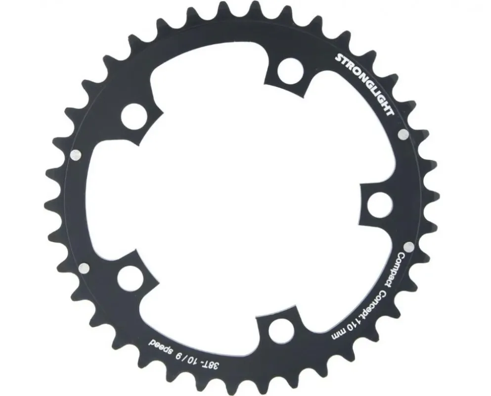 STRONGLIGHT KETTENBLATT SCHWARZ 38Z 110MM LOCHKREIS Letzte Chance
