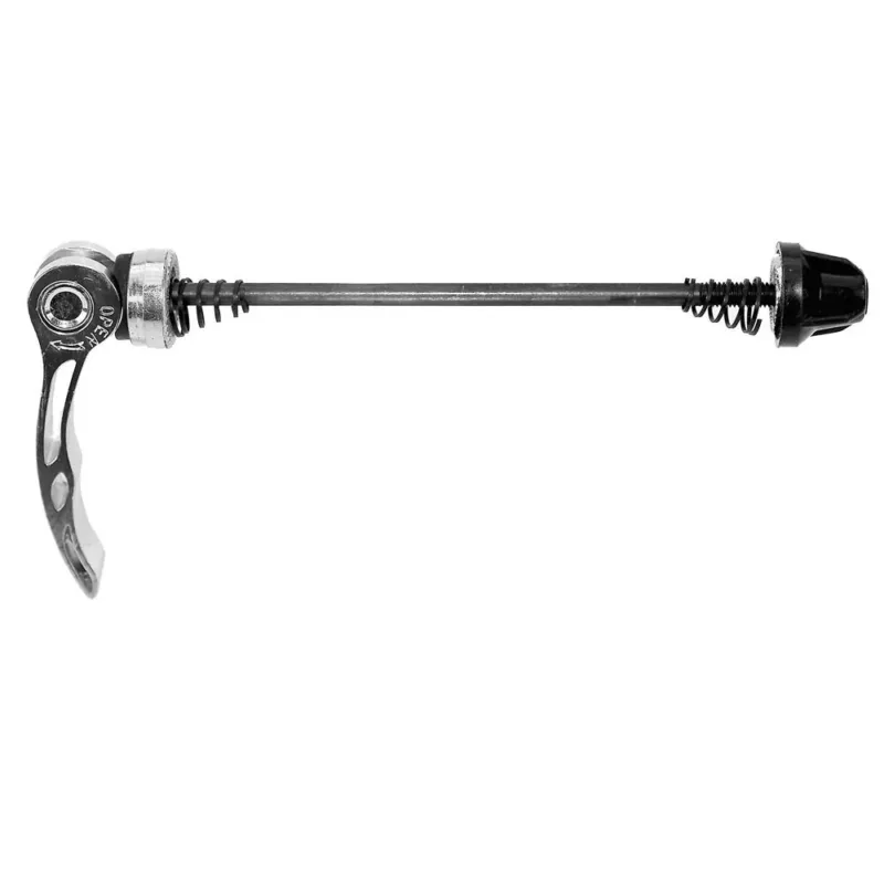 Novatec Schnellspanner Aluminium 100 mm für Vorderrad - 40 g, Schwarz Meistverkauft