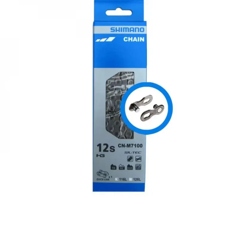 Ausverkauf Shimano SLX CN-M7100 12-fach Kette 116 Glieder - präzise Schaltperformance für MTB