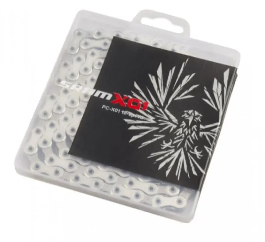 Preiswert SRAM Kette X.01 Eagle Hollow Pin - 12-fach, silber
