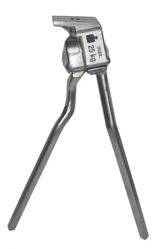 Neu Im Sortiment Esge Zweibeinständer Alu silber S - Standard 290mm