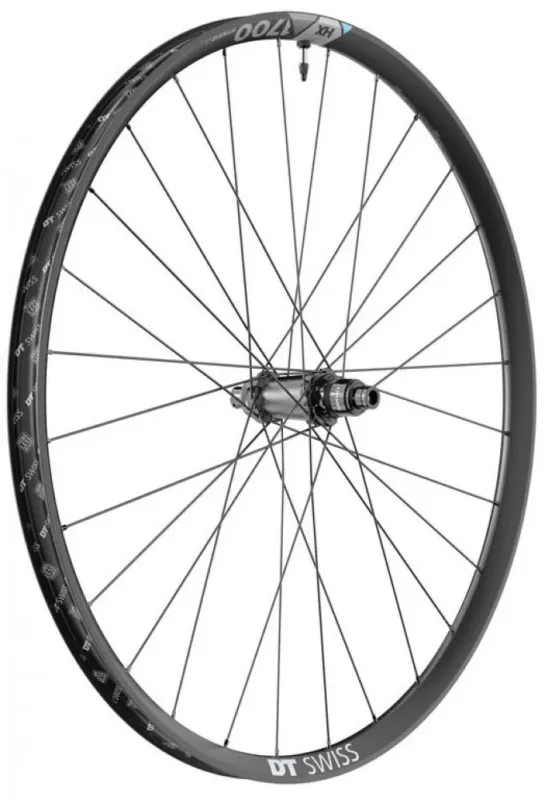 DT Swiss Laufrad HX 1700 SPLINE LS 622 x 30 mm Schwarz - leichtes Hybrid-eMTB Hinterrad Preis Gesenkt