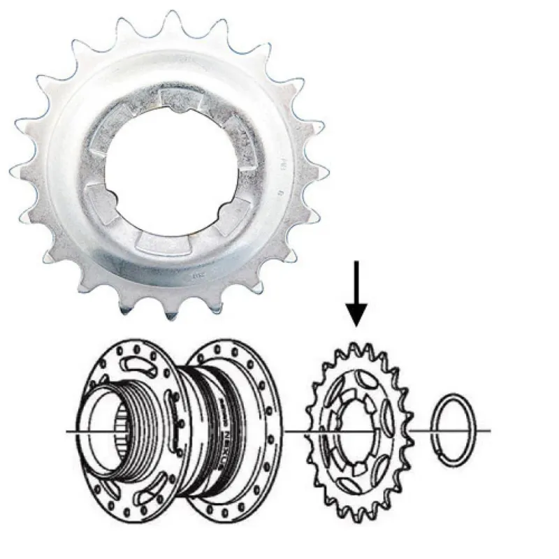 Wochenendangebot SHIMANO NEXUS Ritzel 21 Zähne - Ersatzritzel für Nabenschaltung