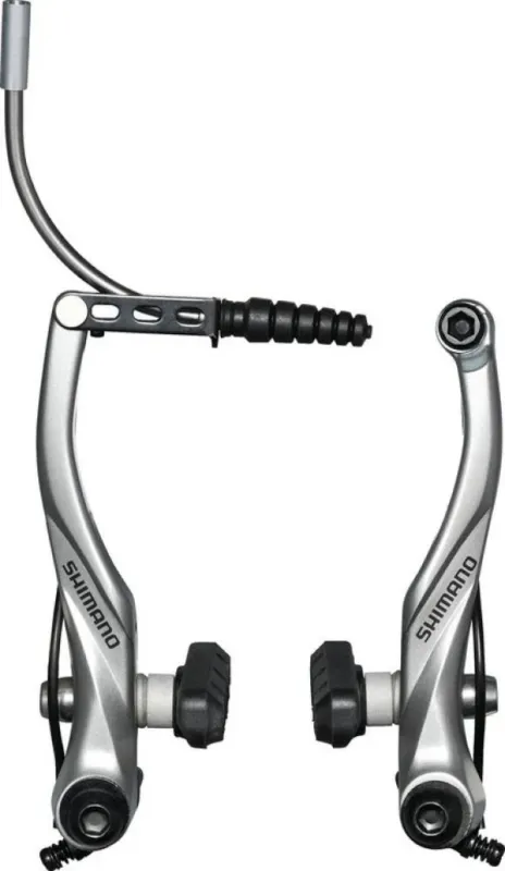 Top-Angebot V-Brake Shimano BR-T4000 Vorderrad silber mit Kabelführung - zuverlässige V-Bremse für Trekking und Citybikes