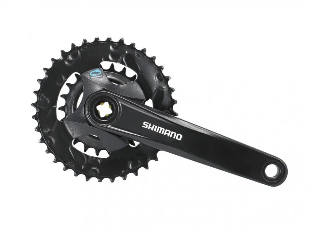 Günstig SHIMANO Kurbelgarnitur FC-M315-B2 7-/8-fach 170 mm 36-22 Zähne - robuste MTB-Antriebseinheit