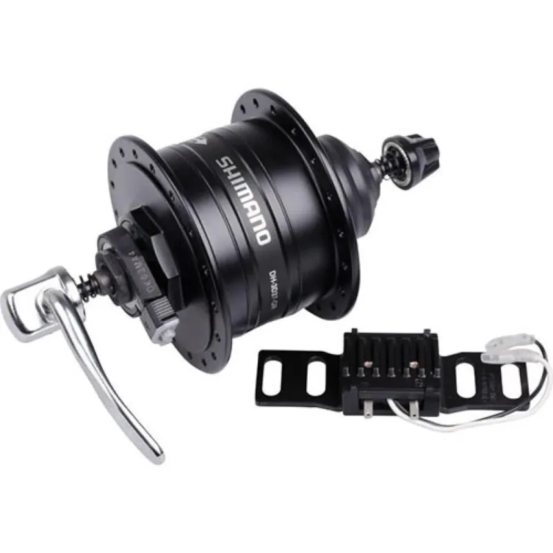 Neue Ware SHIMANO Nabendynamo DH-3D37 6 Volt/3 Watt 36 Loch Center-Lock Schwarz