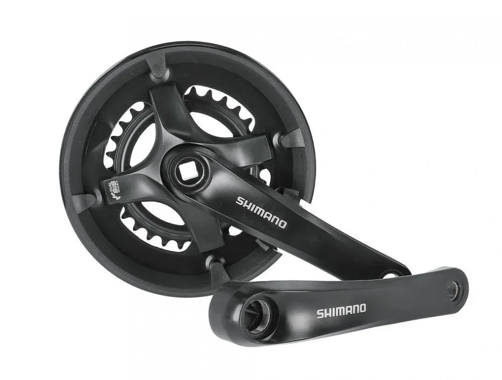 Nur Für Kurze Zeit SHIMANO Kurbelgarnitur FC-TY501 Kurbelgarnitur - 7-fach, 8-fach, 170 mm, 46-30 Zähne, 30 Zähne