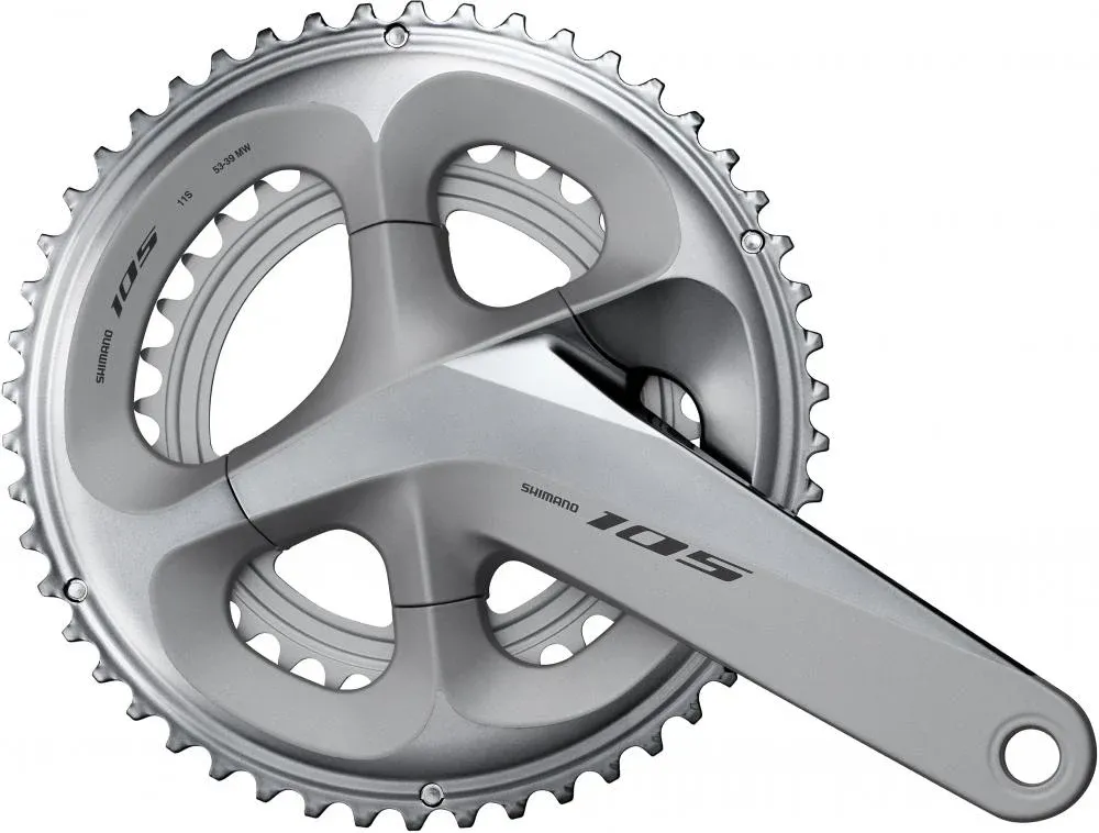 Direktkauf SHIMANO Kurbelgarnitur 105 FC-R7000 Kurbelgarnitur - 11-fach, 175 mm, 53-39 Zähne, 39 Zähne