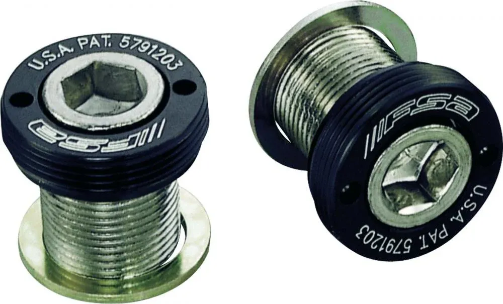 Neu FSA QR-1 Kurbelschrauben M8 - Self-Extracting Bolts mit Abzieher