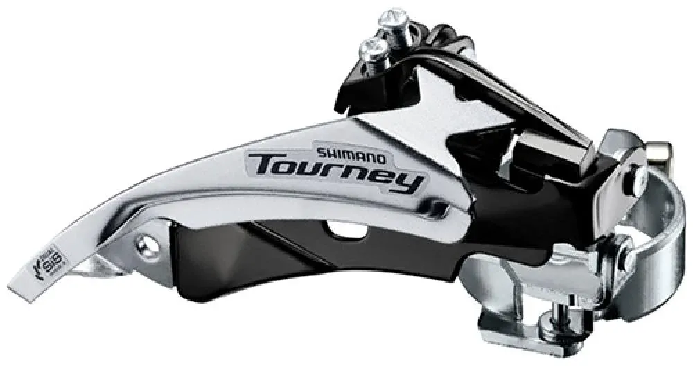 SHIMANO Umwerfer TOURNEY FD-TY510 3-fach MTB/Trekking Dual-Pull - zuverlässiges Schalten für City und Offroad Solange Der Vorrat Reicht
