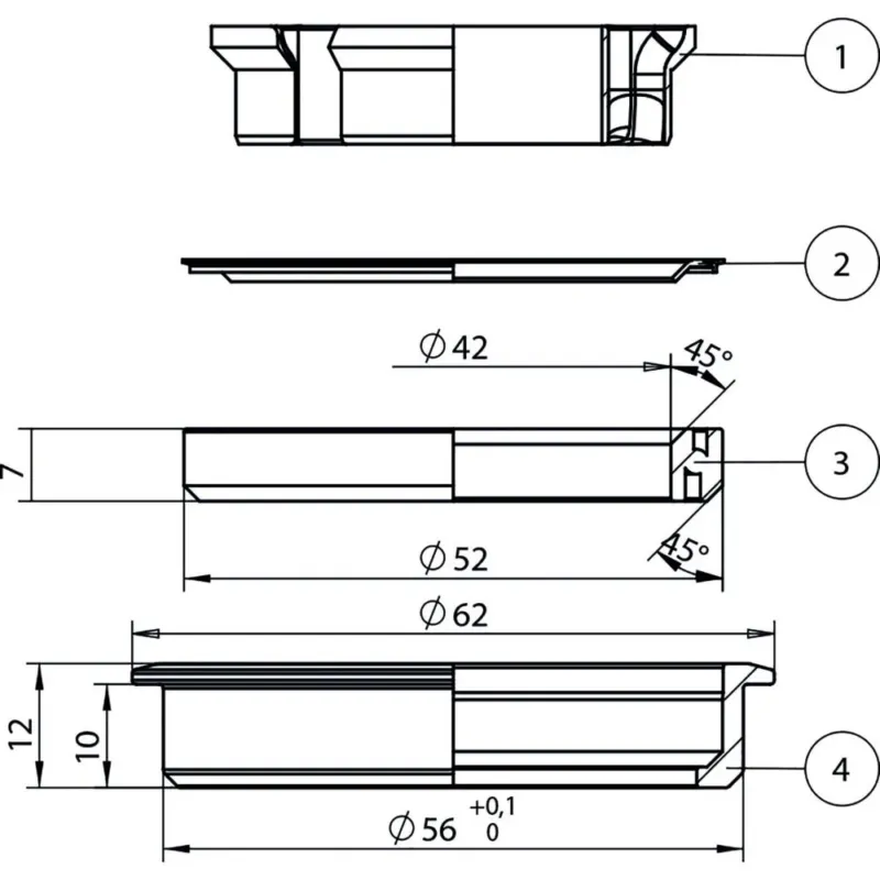 Aktuell Centurion Steuersatz AICR by ACROS® 56 mm/62 mm - integrierter Ahead-Steuersatz mit Innenzugführung
