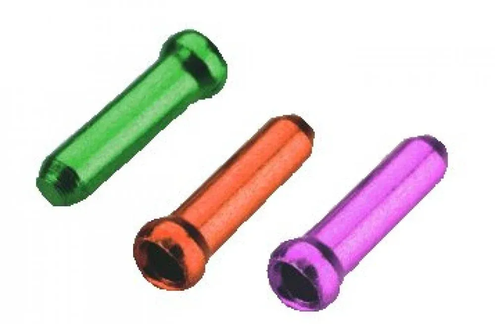 Wochenendangebot Jagwire Zugendhülsen 1,8 mm 3-Farben-Mix - Endhülsen für Schalt- und Bremsinnenzüge