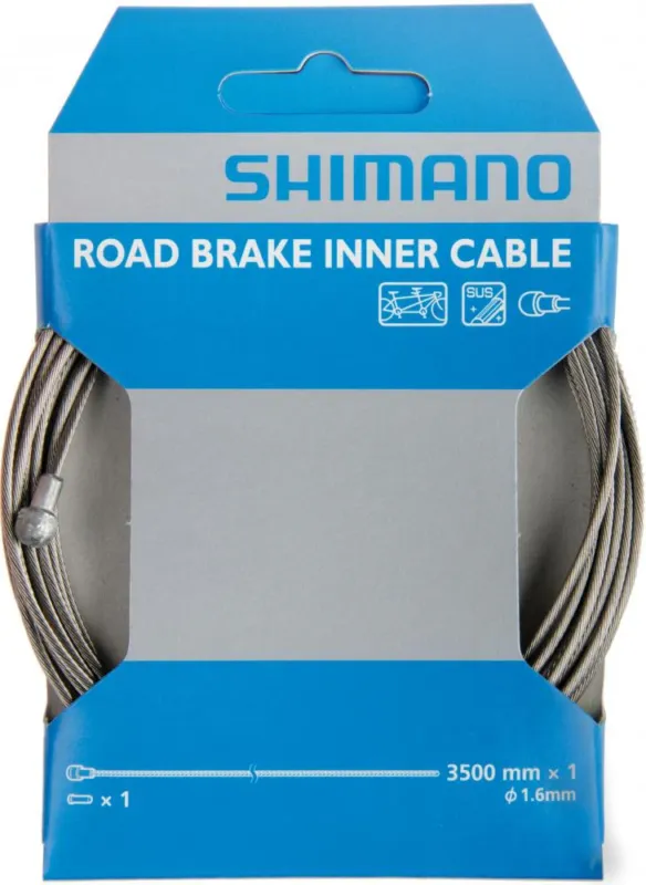 Schneller Versand SHIMANO Bremszug Road/Tandem Edelstahl - 12 g, präziser Rennrad-Bremszug