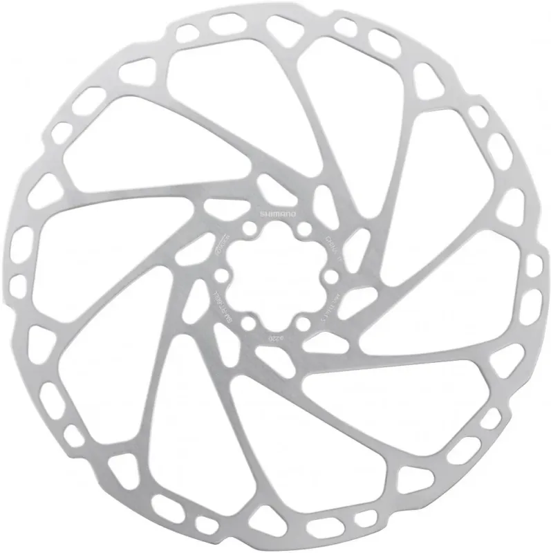 Letzte Chance SHIMANO Bremsscheibe SM-RT66L 203mm 6-Loch - Hochwertige MTB Bremsscheibe - Scheibenbremse