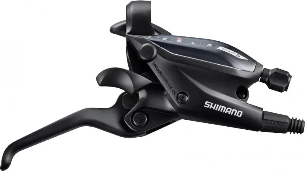 SHIMANO Schalt-/Bremshebel ST-EF505 9-fach Rechts 3 Finger - 9-fach, Schwarz Top-Preis