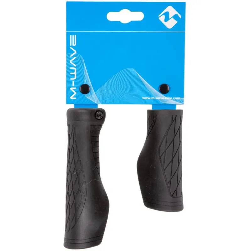 M-WAVE Griffe CLOUD ERGO FIX Paar 132/92 mm schwarz Gratis Versand