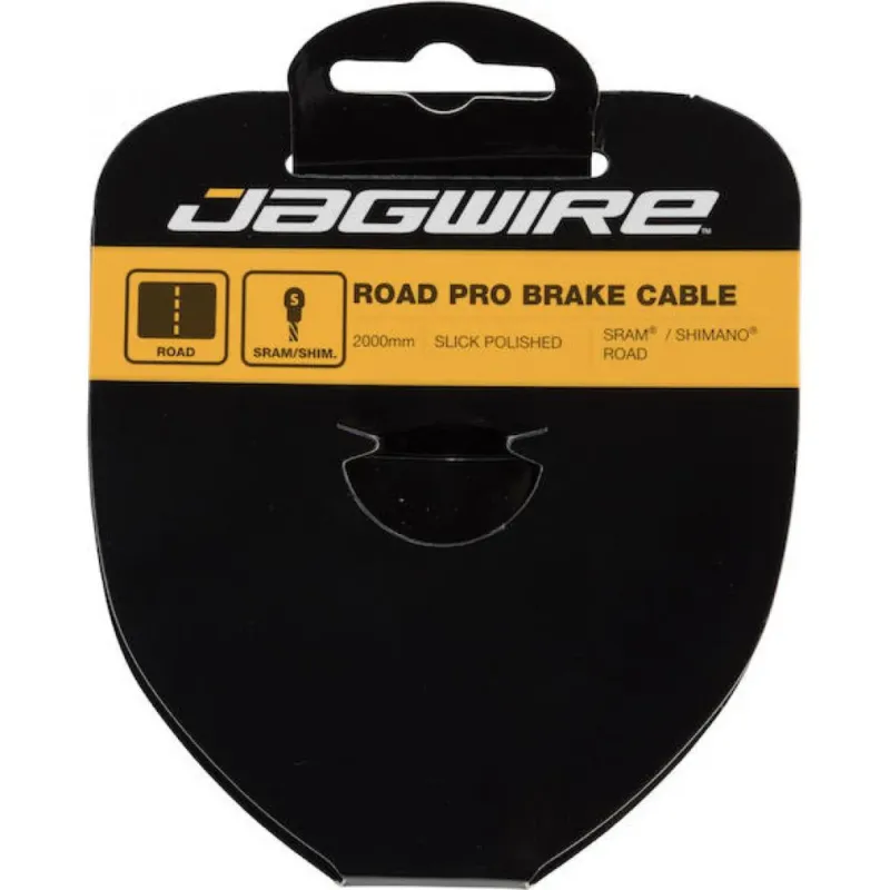 Bestpreis Jagwire Bremszug Road Pro Pro-Slick polished 1,5 x 2000 mm Silber - Präzise Bremsperformance