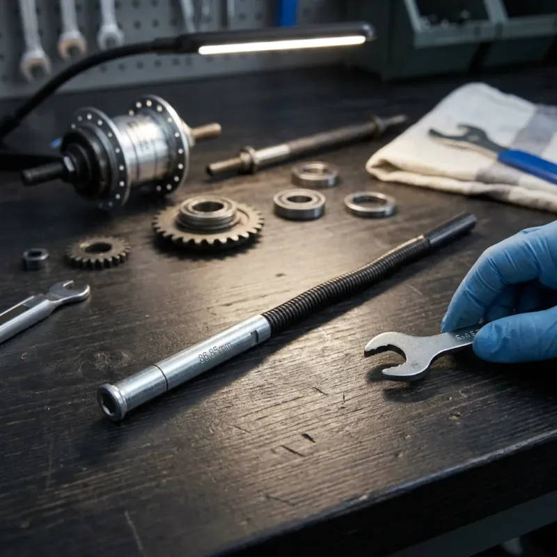 Shimano Schubstange 3-Gang Nabe 86,85 mm - präzise Schaltansteuerung für Nabenschaltungen Garantierte Lieferung