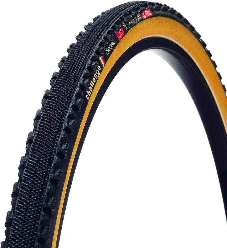 Sofort Bestellen Challenge CX-Reifen Chicane Pro Handmade Clincher 33-622 Schwarz/Braun - Cyclocross-Reifen für Grip und Kontrolle