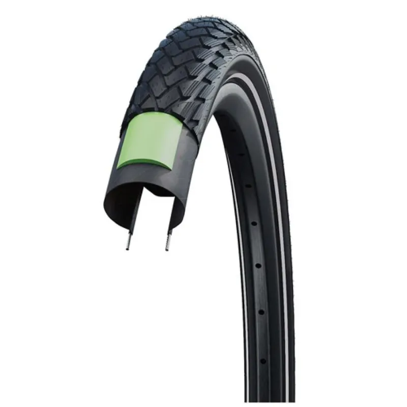 Ausverkauf Schwalbe Marathon Performance Line GreenGuard 27x1,3 Zoll (32-630) Schwarz/Reflex - pannensicher & nachhaltig