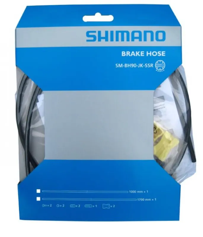 SHIMANO Bremsleitung SM-BH90-JK-SSR 1700mm JK - präzise Hydraulikleistung für Scheibenbremsen Begrenztes Angebot
