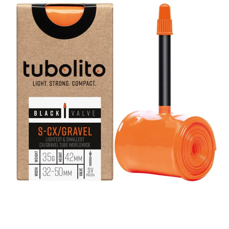 tubolito S-Tubo Gravel TPU Fahrradschlauch 42 mm SV - 41 g ultraleicht für Cyclocross & Gravel Sofort Bestellen