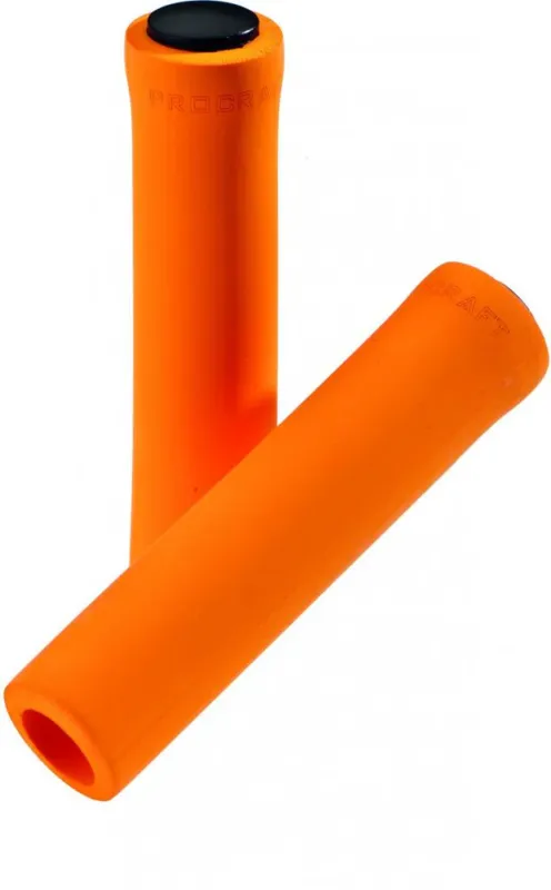 Procraft Lenkergriffe PRC SG1 130 mm orange - leichte Silikon-Griffe für Race & Marathon Saisonangebot