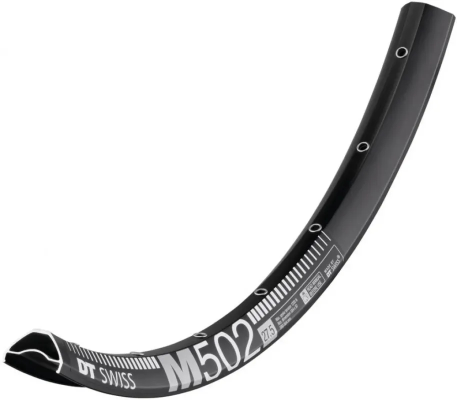 Begrenztes Angebot DT Swiss Felge M 502 27,5" 28 Loch Schwarz - robuste Trail- und Enduro-Felge